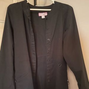 Koi Lab Jacket. Scrubs. Black